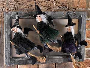 Wholesaler witch befana flying decoration