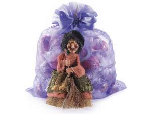 Ingrosso befana strega decorativa