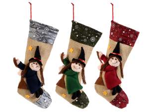 Wholesalers Christmas stockings Epiphany jute
