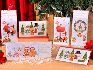 grossista biglietto auguri busta natale