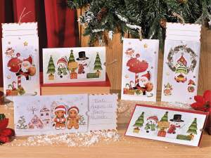 grossista biglietto auguri busta natale