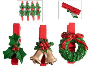 wholesale clothes pegs christmas packaging
