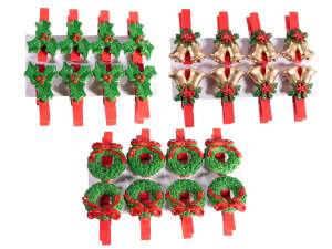 wholesale clothes pegs christmas packaging