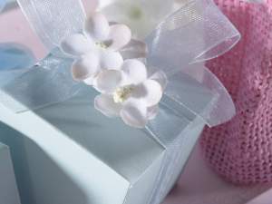 Wholesale blue paper cube boxes