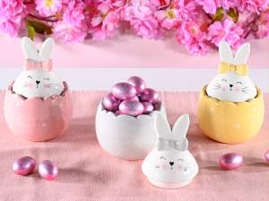 gros bocal alimentaire oeuf lapin de pâques
