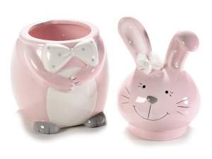 Grossiste Lapin de Pâques Pot en céramique