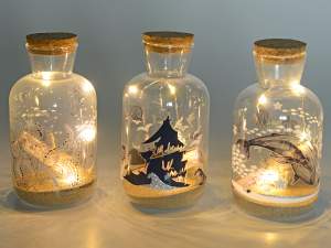 grossiste bocal en verre sable mer meubles