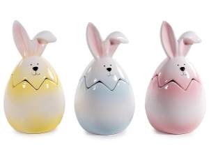 vente en gros de pots à biscuits en forme de lapin