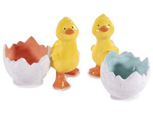 conteneur en gros oeuf de poule de pâques