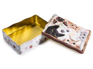 boîte de nourriture à motif chat en gros