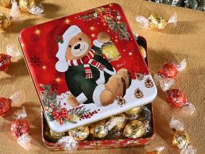boîte d'ours de Noël en gros