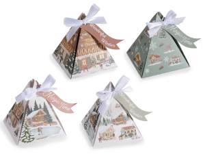 Coffret cadeau pyramide de Noël en gros