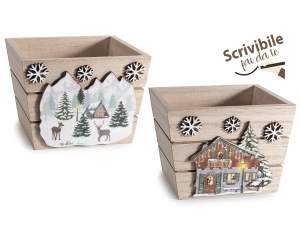 panier de décoration de Noël en gros