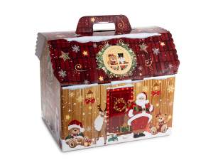 boîte de panettone de Noël en gros