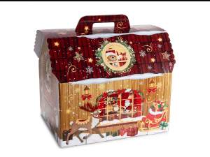 boîte de panettone de Noël en gros