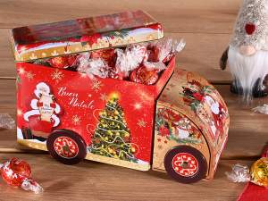Fourgonnette en métal en gros pour Noël