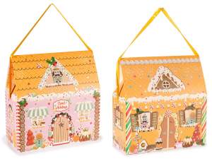Boîte en papier de maison de Noël en gros