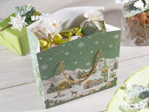 poignées de boîtes cadeaux de Noël en gros