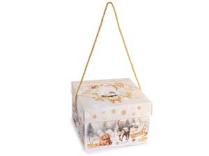 poignées de boîtes à panettone en gros