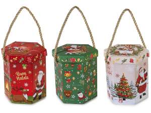 poignées de boîtes de Noël en gros