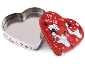 boîte à bonbons en forme de coeur en gros