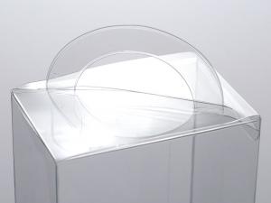 Boîte rectangulaire en PET avec poignée