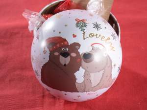 Decoraciones bolas abribles con animales