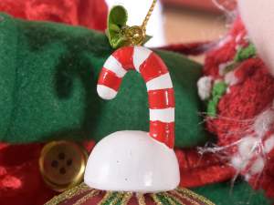 Bolas de árbol de Papá Noel con purpurina al por m