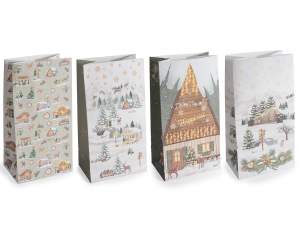 Bolsa de papel navideña al por mayor