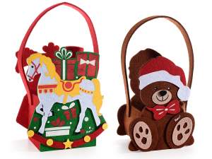 Bolsa de tela navideña al por mayor