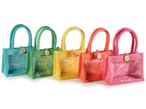 Caja de regalo de bolsa de yute para mayoristas
