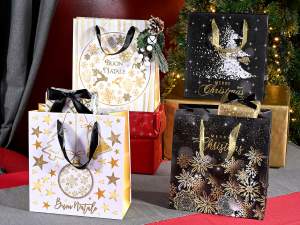 Mayoristas de bolsas de papel y adornos navideños