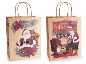 Bolsas de regalo navideñas vintage al por mayor