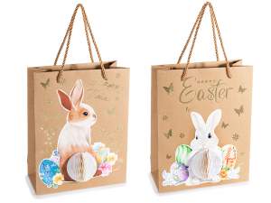 Bolsas de regalo de conejos de Pascua al por mayor