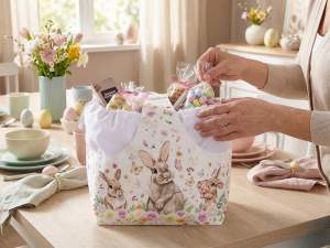 Bolsa al por mayor cesta conejitos de pascua