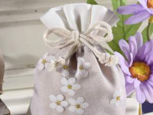 Caja de favores de boda al por mayor bolsa de flor