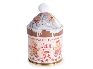 turtă dulce de Crăciun cu borcan metalic en-gros