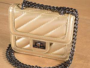 Bores mini bag imitation leather gold wholesaler