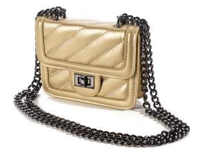 Bores mini bag imitation leather gold wholesaler
