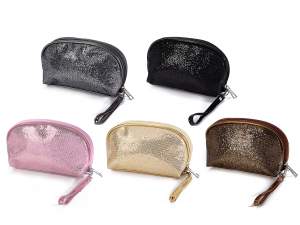 Ingrosso trousse astuccio similpelle glitter