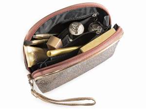 Ingrosso trousse astuccio similpelle glitter