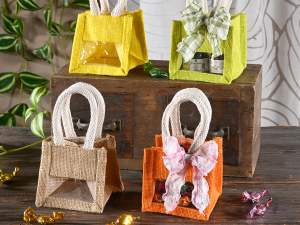 Grossisti borse juta confezioni regalo
