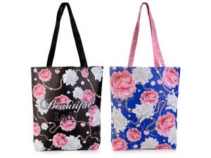 Grossisti accessori borse shopper donna fiori