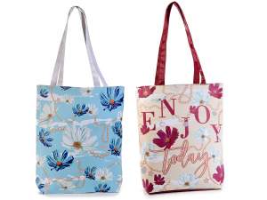 Grossisti accessori borse shopper donna fiori