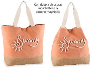 ingrosso borsa da spiaggia donna sunny