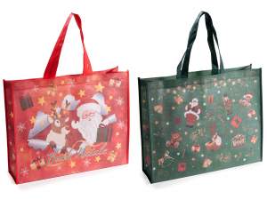 ingrosso borsa shopper babbo natale