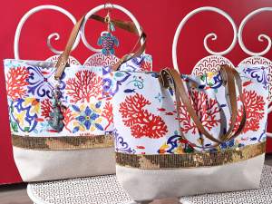 ingrosso borsa mare donna spiaggia corallo