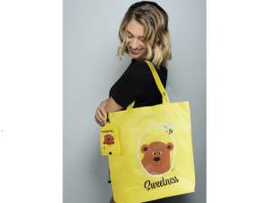 ingrosso borsa spesa richiudibile orso