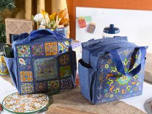 ingrosso borsa termica lunch bag donna maiolica