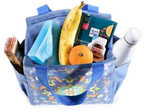 ingrosso borsa termica lunch bag donna maiolica